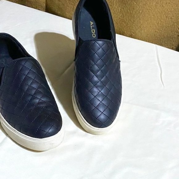 Aldo -  Jillie, Slip on Black Sneakers - Picture 1 of 2